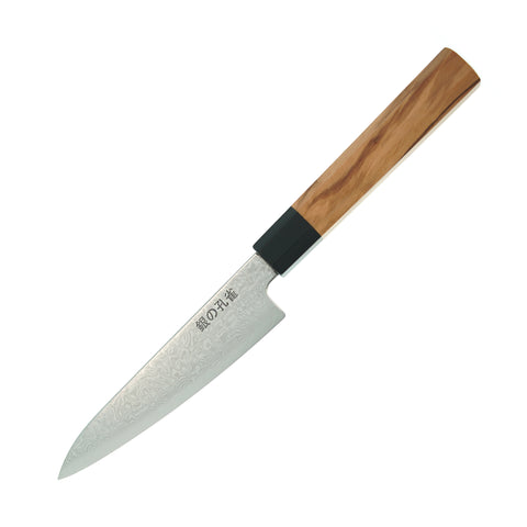 Silver Peackock - VG10 - Damascus - Petty 130mm by Silver Peacock - Alambika Canada
