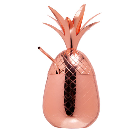 Tiki Mug - Metal Pineapple Copper 30oz by Alkademie - Alambika Canada