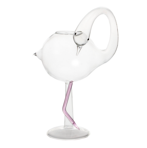 Tiki Mug - Flamingo Clear Glass 14oz by Alkademie - Alambika Canada