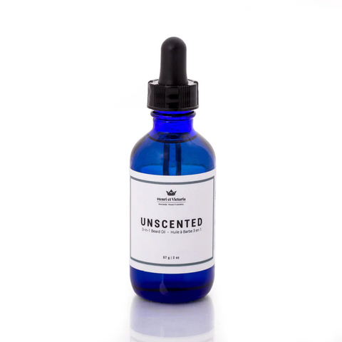 Beard oil Preshave - Unscented 28g by Henri et Victoria - Alambika Canada