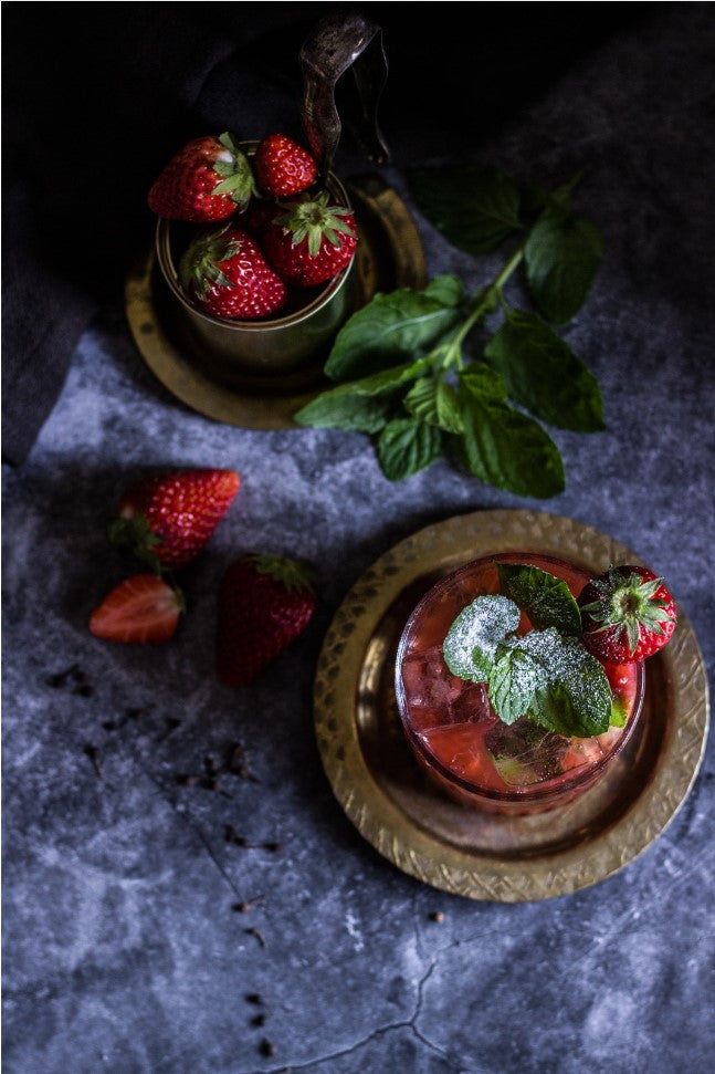 Strawberry Bourbon Smash