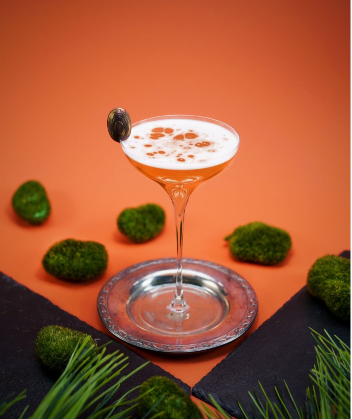 Bourbon Eggstasy - Easter inspired cocktail