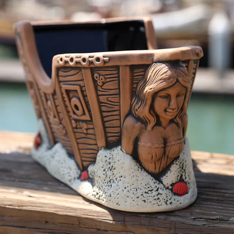 Tiki Mug - Ship and Siren Boat Bowl 38oz by Tiki Farm - Alambika Canada