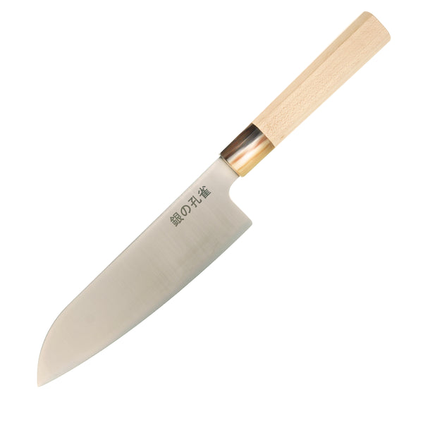 Silver Peacock - Misuto - Aogami super - Santoku - 180mm by Silver Peacock - Alambika Canada