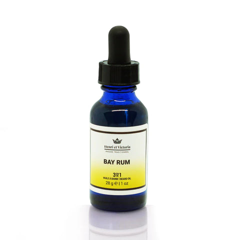 Henri et Victoria - Beard oil Preshave - Bay Rum 28g by Henri et Victoria - Alambika Canada