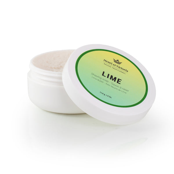Henri et Victoria - Shaving Soap Vegan - Lime by Henri et Victoria - Alambika Canada