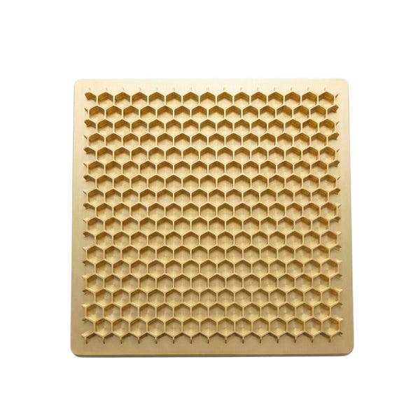Ice stamp - Honeycomb Plate (10 x 10 cm) by Alkademie - Alambika Canada