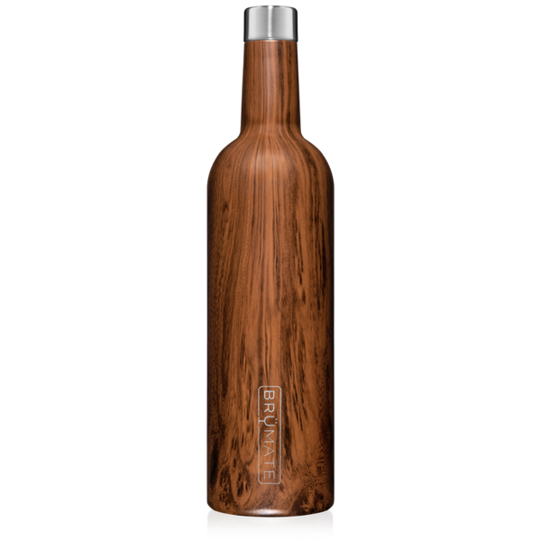WINESULATOR 25oz Wine Canteen | Walnut by BruMate - Alambika Canada