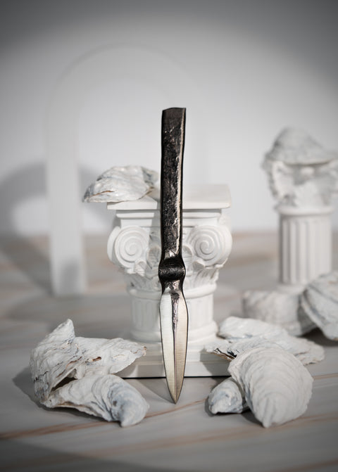 Oyster Knife Brut de Forge - Le Rustic by Blacksmith 450 & Co - Alambika Canada
