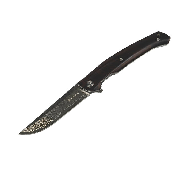 Folding Knife - Damascus Dandy by Alka - Alambika Canada