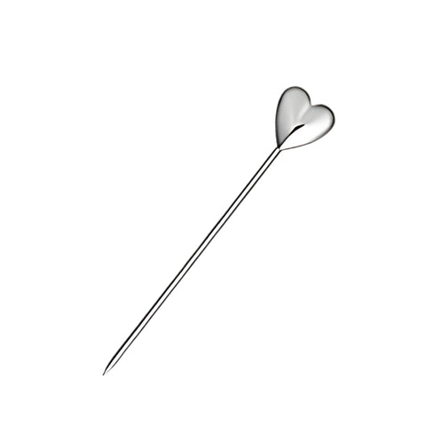Cocktail Pick - Heart Stainless by Alkademie - Alambika Canada