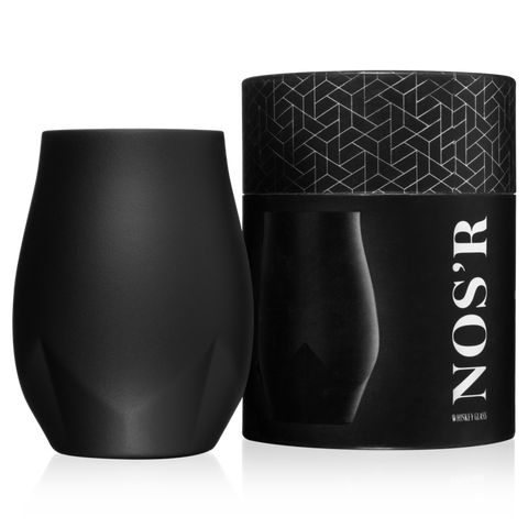 NOS'R Insulated Nosing Glass - Matte Black by BruMate - Alambika Canada