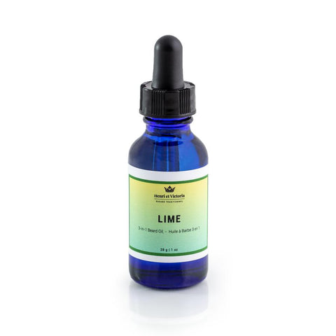 Henri et Victoria - Beard oil Preshave - Lime 28g by Henri et Victoria - Alambika Canada