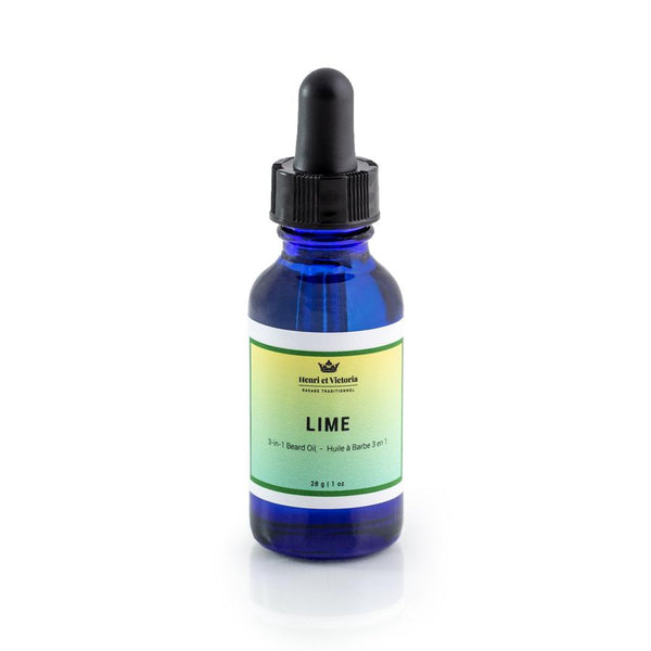 Henri et Victoria - Beard oil Preshave - Lime 28g by Henri et Victoria - Alambika Canada