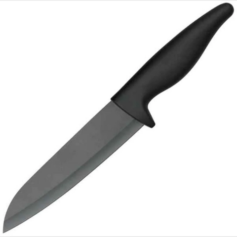 Timberline - Black Ceramic Santoku 6" by Alambika - Alambika Canada