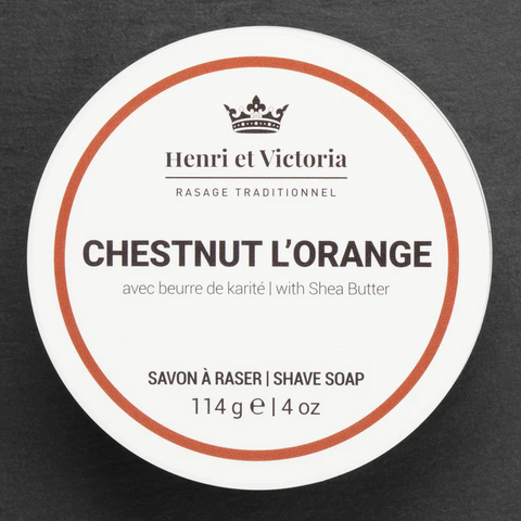 Shaving Soap Vegan - Chestnut L'Orange