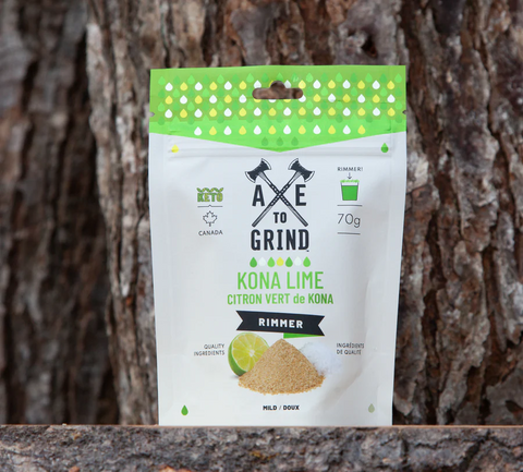 Axe to Grind Rim- Kona Lime Sea Salt 70g by Axe To Grind - Alambika Canada