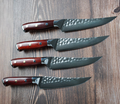 Steak Knife - Rosewood Handle -Set of 4 by Alambika - Alambika Canada