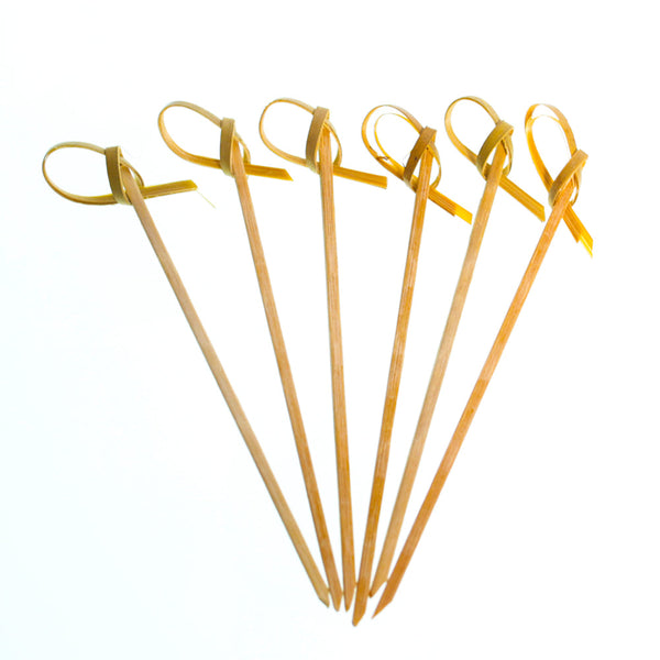 Cocktail Pick - Twisted Bamboo (Pack of 50) by Alka - Alambika Canada