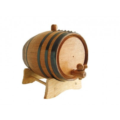 Oak Barrel - Black Hoop 5L by Alkademie - Alambika Canada