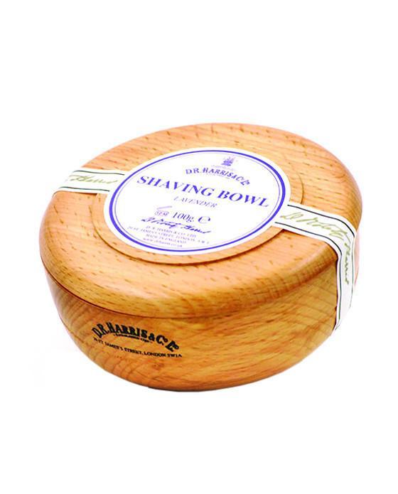 D.R. Harris Lavender Shaving Soap In Beechwood Bowl (100g/3.5oz) by D.R. Harris - Alambika Canada
