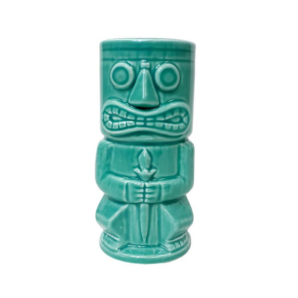 Tiki Mug - Stone Guardian Teal 15oz by Alkademie - Alambika Canada