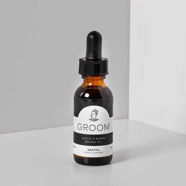 Les Industries Groom - Beard Oil - Sandalwood - Tobacco & Spices (30ml) by Les Industries Groom - Alambika Canada