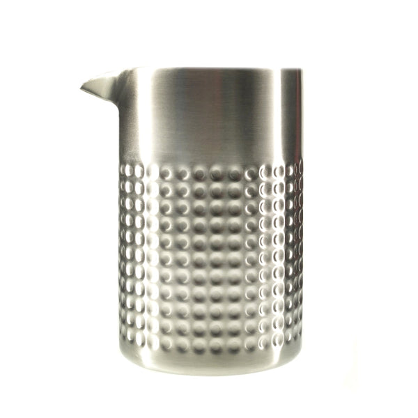 Ekubo Metal Dimpled Mixing Glass 540ml Double Wall by Alkademie - Alambika Canada