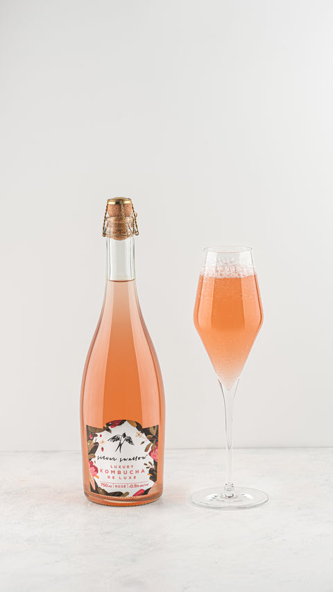 Silver Swallow Luxury Kombucha Rosé 750ml by Silver Swallow - Alambika Canada